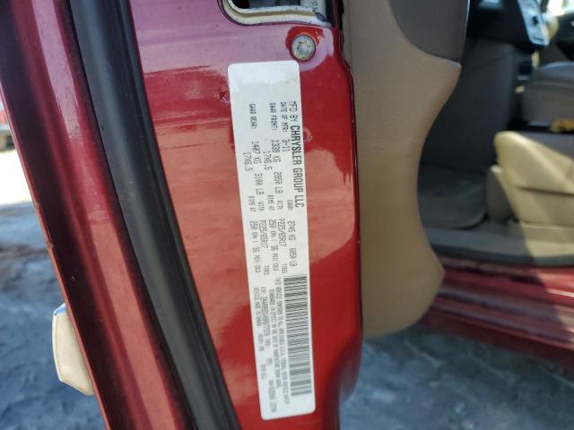 2A4RR8DG4BR677378 - 2011 CHRYSLER TOWN & COU TOURING L BURGUNDY photo 13