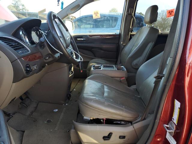 2A4RR8DG4BR677378 - 2011 CHRYSLER TOWN & COU TOURING L BURGUNDY photo 7