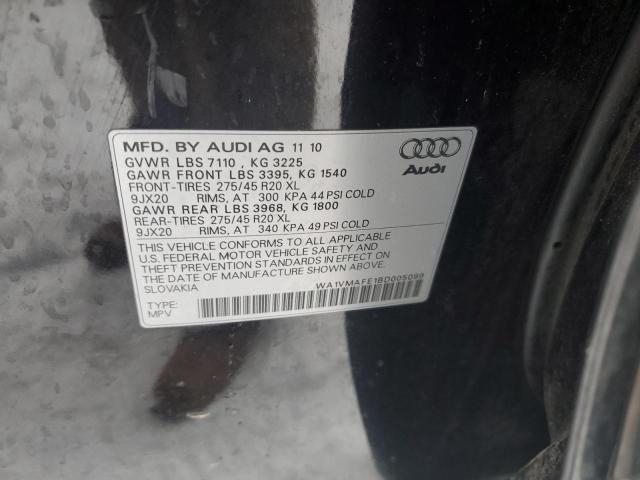 WA1VMAFE1BD005099 - 2011 AUDI Q7 PRESTIGE 黑色 照片 13