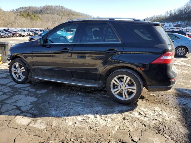 4JGDA5HB0CA040364 - 2012 MERCEDES-BENZ ML 350 4MATIC BLACK photo 2