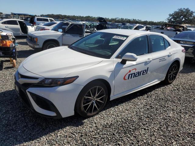 4T1G11BK6PU101428 - 2023 TOYOTA CAMRY SE NIGHT SHADE WHITE photo 1