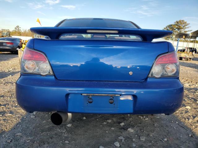 JF1GD79676G500181 - 2006 SUBARU IMPREZA WRX BLUE photo 6