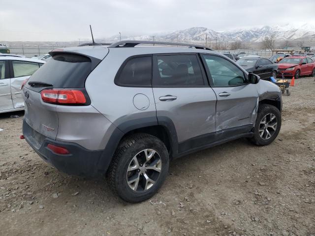 1C4PJMBB6HW519113 - 2017 JEEP CHEROKEE TRAILHAWK SILVER photo 3