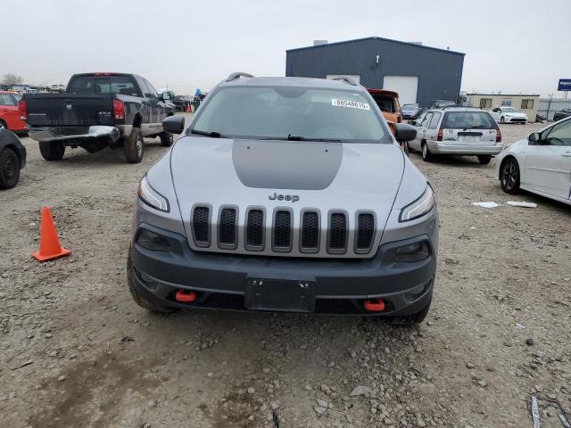 1C4PJMBB6HW519113 - 2017 JEEP CHEROKEE TRAILHAWK SILVER photo 5