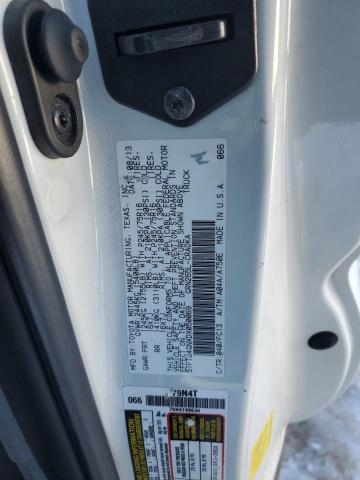 5TFTU4GNXDX050069 - 2013 TOYOTA TACOMA PRERUNNER ACCESS CAB WHITE photo 12