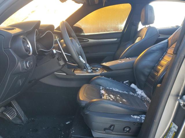 ZASFAKNN0J7B65232 - 2018 ALFA ROMEO STELVIO TI SPORT GRAY photo 7
