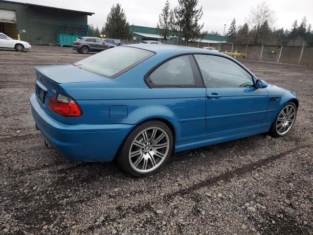 WBSBL93431JR10197 - 2001 BMW M3 CI BLUE photo 3