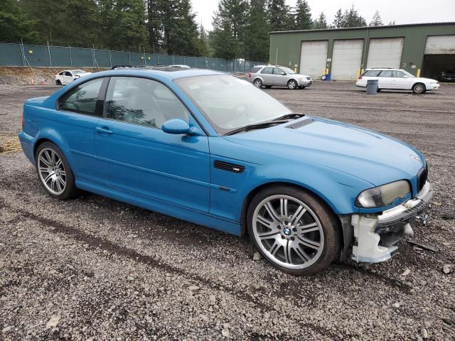 WBSBL93431JR10197 - 2001 BMW M3 CI BLUE photo 4