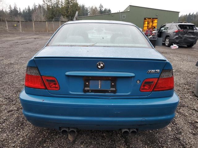 WBSBL93431JR10197 - 2001 BMW M3 CI BLUE photo 6