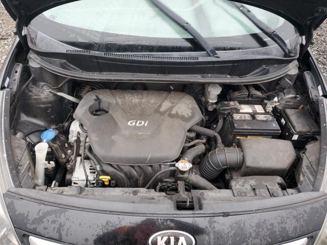 KNADN4A32D6280166 - 2013 KIA RIO EX BLACK photo 11