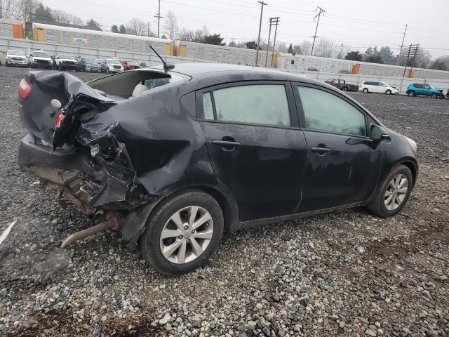 KNADN4A32D6280166 - 2013 KIA RIO EX BLACK photo 3
