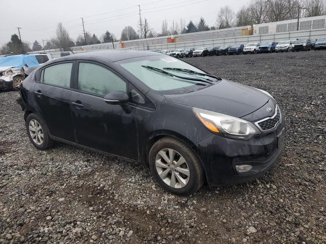 KNADN4A32D6280166 - 2013 KIA RIO EX BLACK photo 4