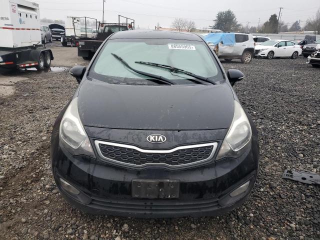 KNADN4A32D6280166 - 2013 KIA RIO EX BLACK photo 5