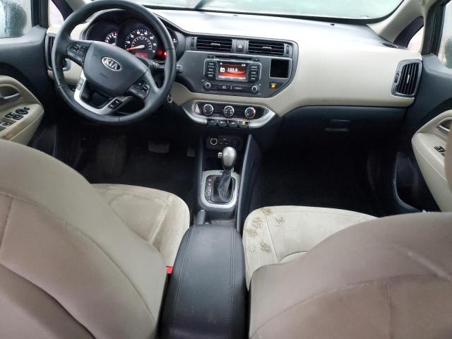 KNADN4A32D6280166 - 2013 KIA RIO EX BLACK photo 8