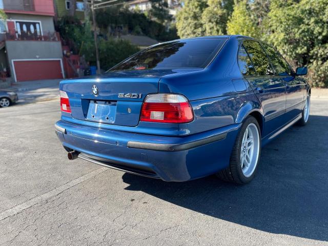 WBADN63423GN88027 - 2003 BMW 540 I AUTOMATIC Mavi fotoğraf 4
