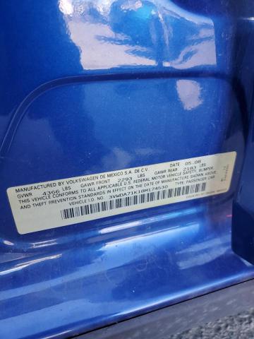 3VWDA71K18M174530 - 2008 VOLKSWAGEN GLI ლურჯი ფოტო 12