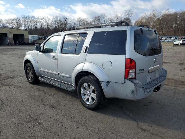 5N1AR18W87C646173 - 2007 NISSAN PATHFINDER LE ვერცხლისფერი ფოტო 2