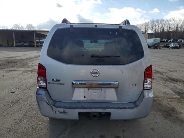 5N1AR18W87C646173 - 2007 NISSAN PATHFINDER LE ვერცხლისფერი ფოტო 6
