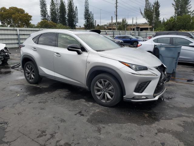 JTJYARBZ0K2153174 - 2019 LEXUS NX 300 BASE ვერცხლისფერი ფოტო 4