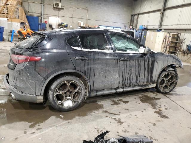 ZASFAKPN3J7B65657 - 2018 ALFA ROMEO STELVIO SPORT შავი ფოტო 3