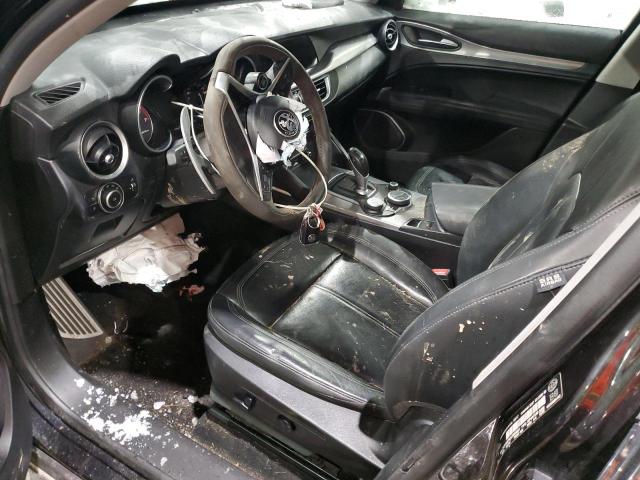 ZASFAKPN3J7B65657 - 2018 ALFA ROMEO STELVIO SPORT შავი ფოტო 7