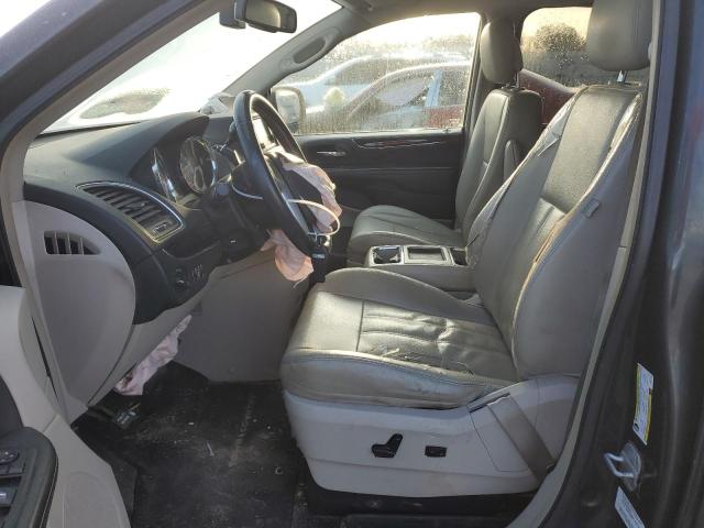 2C4RC1CG4CR307694 - 2012 CHRYSLER TOWN & COU TOURING L BLACK photo 7