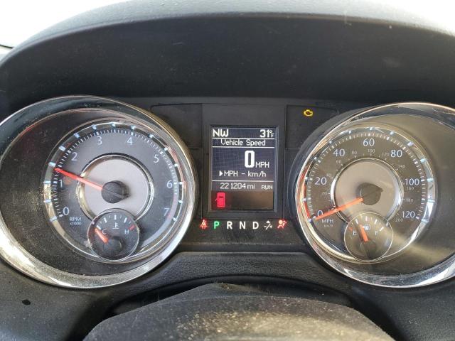 2C4RC1CG4CR307694 - 2012 CHRYSLER TOWN & COU TOURING L BLACK photo 9