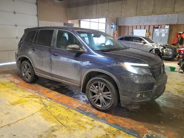 5FNYF8H56LB014801 - 2020 HONDA PASSPORT EXL BLUE photo 4
