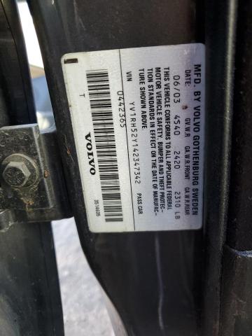 YV1RH52Y142347342 - 2004 VOLVO S60 R 灰色 照片 12