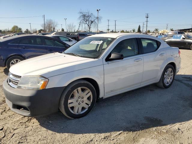 1B3BD4FB6BN501592 - 2011 DODGE AVENGER EXPRESS WHITE photo 1