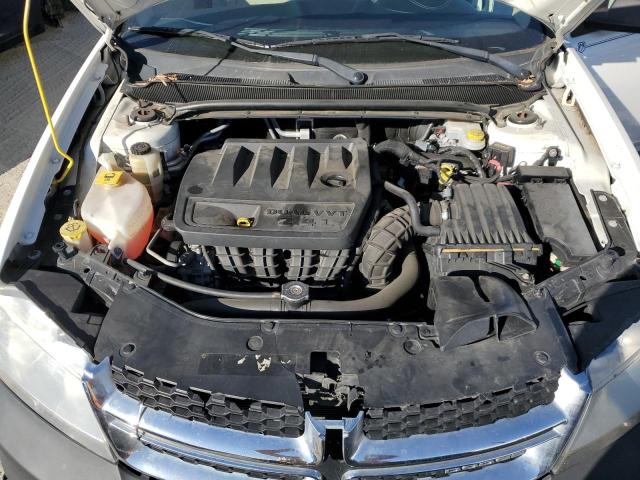 1B3BD4FB6BN501592 - 2011 DODGE AVENGER EXPRESS WHITE photo 11