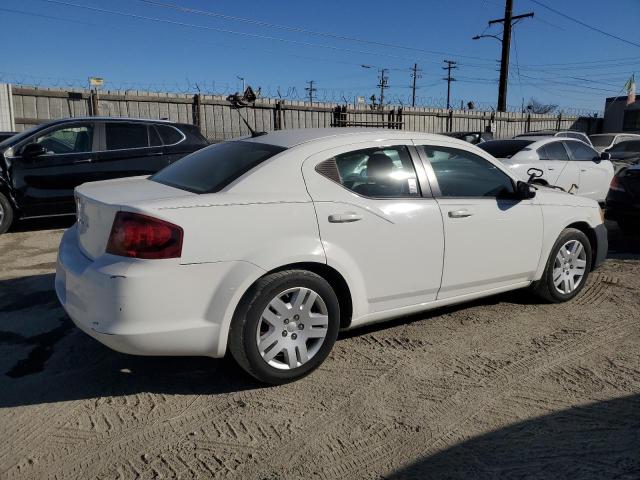 1B3BD4FB6BN501592 - 2011 DODGE AVENGER EXPRESS WHITE photo 3
