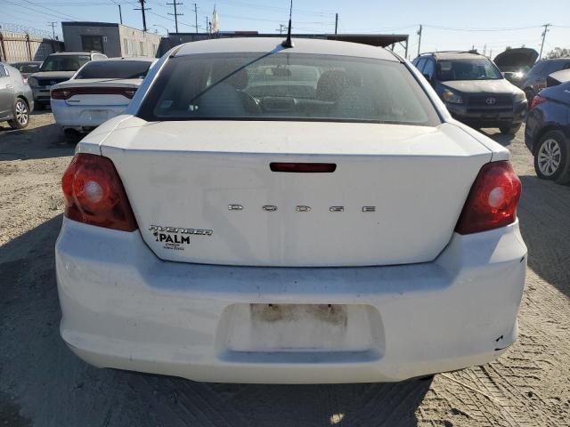 1B3BD4FB6BN501592 - 2011 DODGE AVENGER EXPRESS WHITE photo 6