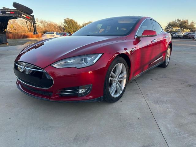 5YJSA1CN9DFP27292 - 2013 TESLA MODEL S Կարմիր լուսանկար 2