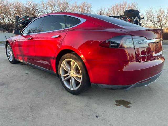 5YJSA1CN9DFP27292 - 2013 TESLA MODEL S Կարմիր լուսանկար 3