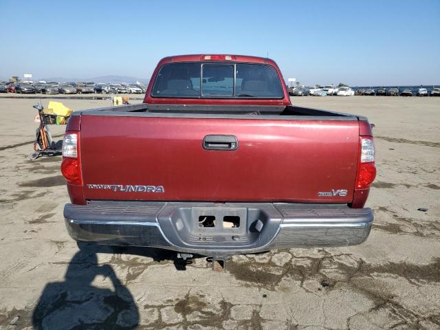 5TBRT341X6S474863 - 2006 TOYOTA TUNDRA ACCESS CAB SR5 MAROON photo 6