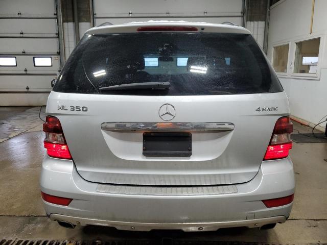 4JGBB8GB1AA558830 - 2010 MERCEDES-BENZ ML 350 4MATIC SILVER photo 6