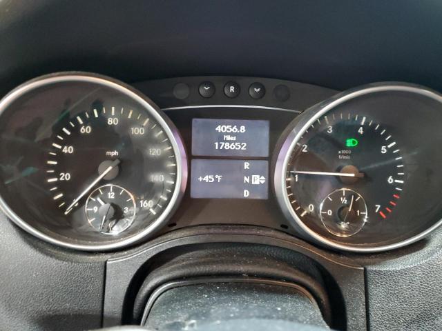 4JGBB8GB1AA558830 - 2010 MERCEDES-BENZ ML 350 4MATIC SILVER photo 9