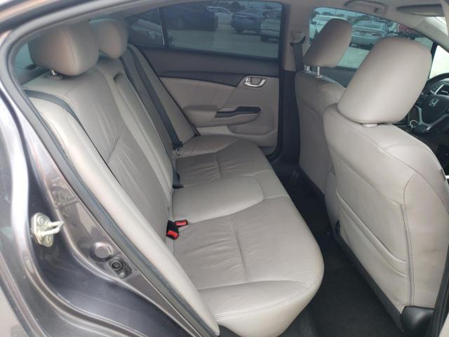 19XFB2F98FE099401 - 2015 HONDA CIVIC EXL ვერცხლისფერი ფოტო 10