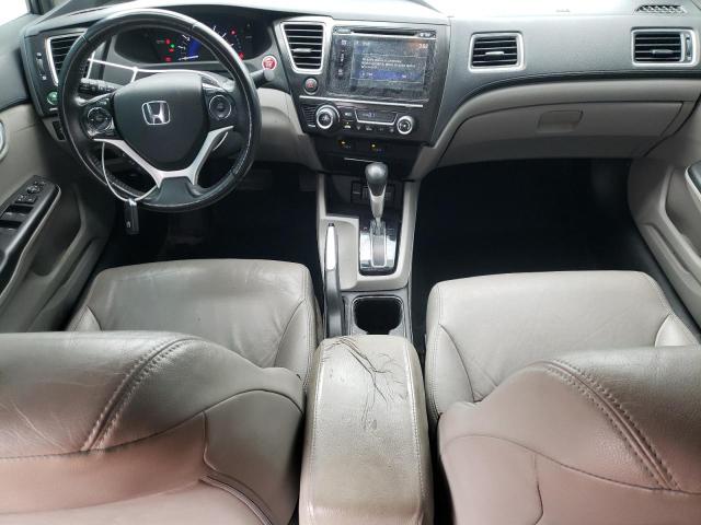 19XFB2F98FE099401 - 2015 HONDA CIVIC EXL ვერცხლისფერი ფოტო 8