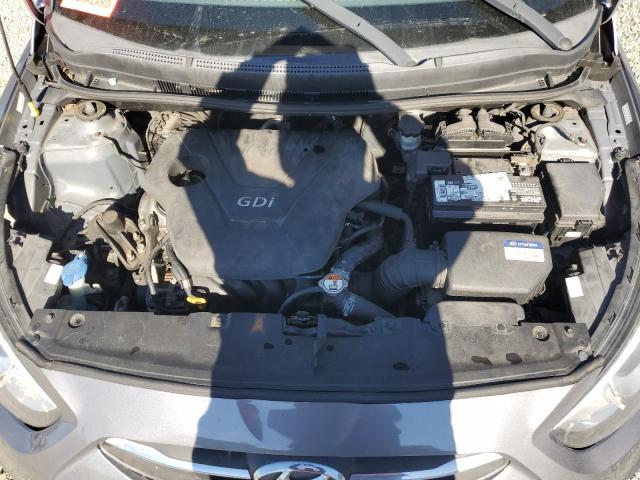 KMHCT4AE2GU942832 - 2016 HYUNDAI ACCENT SE GRAY photo 11