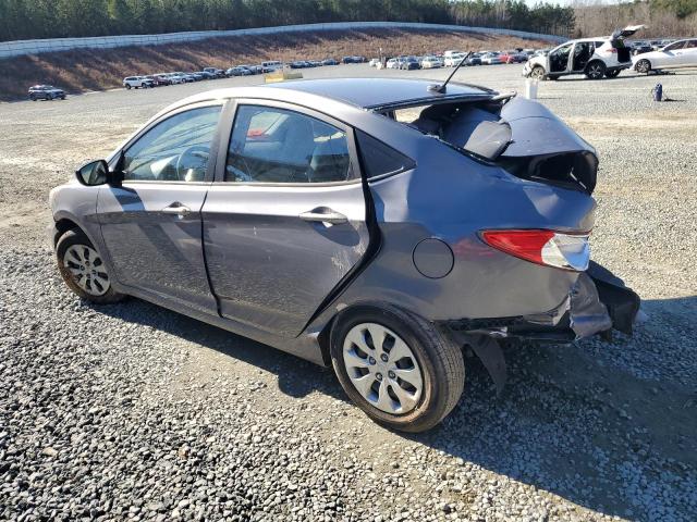KMHCT4AE2GU942832 - 2016 HYUNDAI ACCENT SE GRAY photo 2