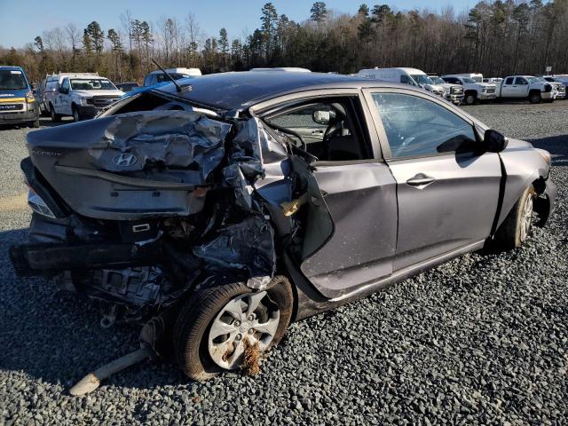 KMHCT4AE2GU942832 - 2016 HYUNDAI ACCENT SE GRAY photo 3