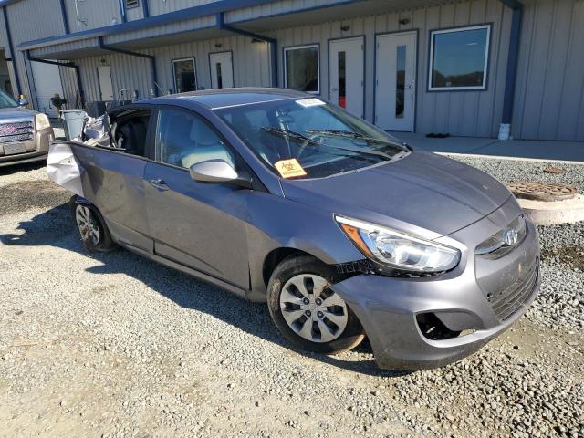 KMHCT4AE2GU942832 - 2016 HYUNDAI ACCENT SE GRAY photo 4