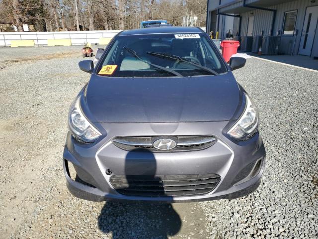 KMHCT4AE2GU942832 - 2016 HYUNDAI ACCENT SE GRAY photo 5