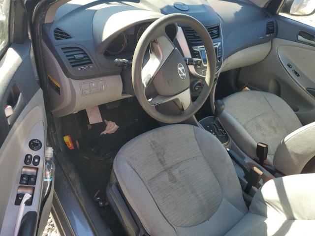 KMHCT4AE2GU942832 - 2016 HYUNDAI ACCENT SE GRAY photo 8