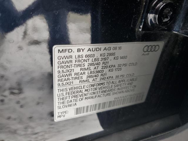 WA1VAAF79HD024874 - 2017 AUDI Q7 PRESTIGE 蓝色 照片 13