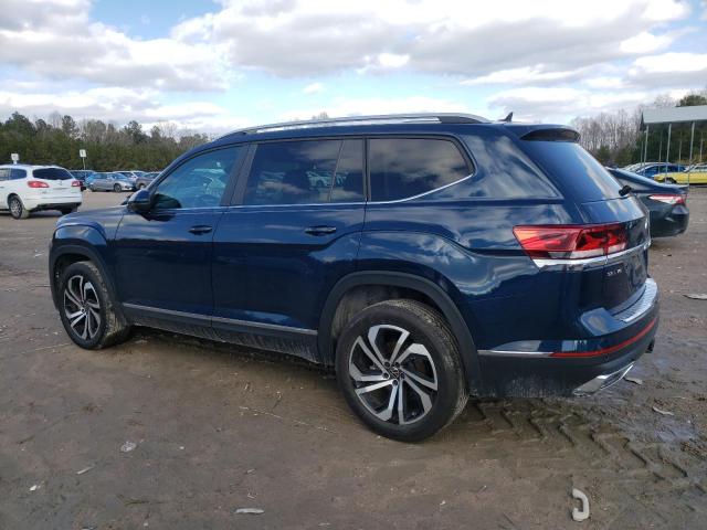 1V2BR2CA7NC551867 - 2022 VOLKSWAGEN ATLAS SEL BLUE photo 2