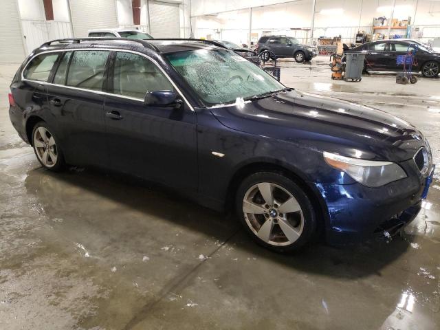 WBANN73516CN03435 - 2006 BMW 530 XIT BLUE photo 4