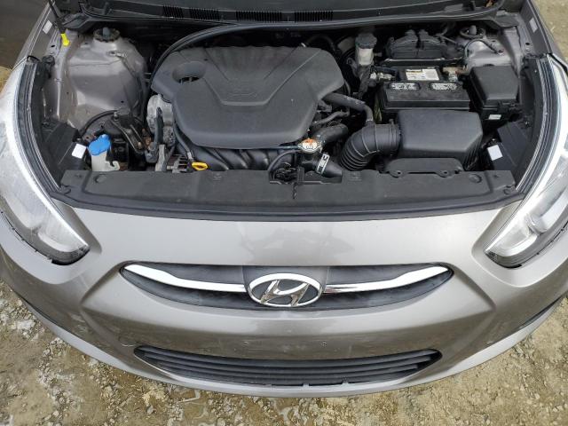 KMHCT4AE8HU369520 - 2017 HYUNDAI ACCENT SE SILVER photo 11